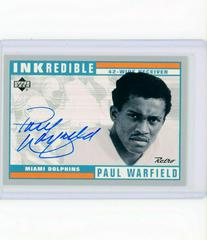 Paul Warfield #PW Football Cards 1999 Upper Deck Retro Inkredible Prices