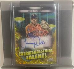 Jeremy Pena [Gold Interstellar] Baseball Cards 2023 Topps Cosmic Chrome Extraterrestrial Talent Autographs Prices