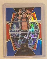 AJ Styles [Red & Blue] #107 Wrestling Cards 2022 Panini Select WWE Prices