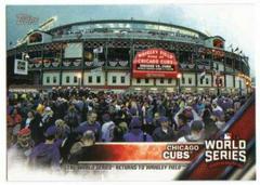 Wrigley Field Baseball Cards 2016 Topps Chicago Cubs World Series Champions Prices