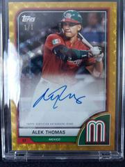 Alek Thomas [FoilFractor] #AV-AT Baseball Cards 2023 Topps World Classic Autographs Prices