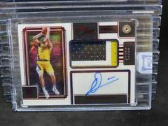 Chris Duarte [Red] #RA-CDT Basketball Cards 2021 Panini One and One Rookie Autographs Prices