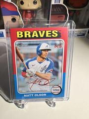 Matt Olson [Special Edition Red Ink] #ROA-MO Baseball Cards 2024 Topps Heritage Real One Autograph Prices