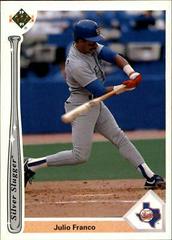 Julio Franco #SS1 Baseball Cards 1991 Upper Deck Silver Sluggers Prices