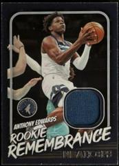 Anthony Edwards #RR-AED Basketball Cards 2022 Panini Hoops Rookie Remembrance Prices