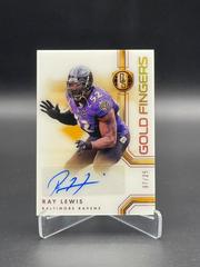 Ray Lewis Football Cards 2022 Panini Gold Standard Fingers Autographs Prices