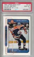 Wayne Gretzky [Checklist #1-110] #219 Hockey Cards 1999 Upper Deck MVP Prices