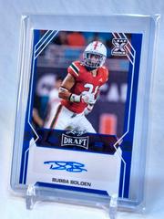 Bubba Bolden [Blue] Football Cards 2022 Leaf Draft Autographs Prices