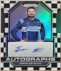 Spencer Boyd [Checkered Flag] #33 Racing Cards 2023 Panini Prizm NASCAR Autograph Prices