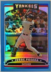 Jorge Posada [Refractor] #18 Baseball Cards 2006 Topps Chrome Prices