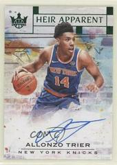 Allonzo Trier [Jade] Basketball Cards 2018 Panini Court Kings Heir Apparent Autographs Prices