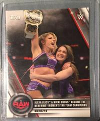 Alexa Bliss & Nikki Cross Become the New WWE Women's Tag Team Champions Wrestling Cards 2020 Topps WWE Women's Division Prices