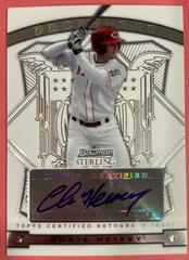 Chris Heisey [Autograph] #BSPCH Baseball Cards 2009 Bowman Sterling Prospects Prices