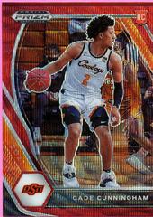 Cade Cunningham [Ruby Wave Prizm] Basketball Cards 2021 Panini Prizm Draft Picks Prices