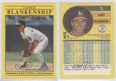 Lance Blankenship #3 Baseball Cards 1991 Fleer Prices