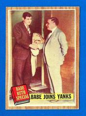 Babe Joins Yanks [Green Tint] #136 Baseball Cards 1962 Topps Prices