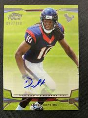DeAndre Hopkins [No Ball Autograph] Football Cards 2013 Topps Prime Prices