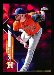Roberto Osuna [Red Refractor] #141 Baseball Cards 2020 Topps Chrome Sapphire Prices