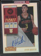 Kevin Huerter [Facing Forward Autograph the Finals] Basketball Cards 2018 Panini Contenders Prices