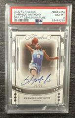 Carmelo Anthony #1 Basketball Cards 2022 Panini Flawless Draft Gem Signature Prices