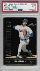 Nolan Ryan [7th No Hitter] Baseball Cards 1991 Leaf Gold Rookies Prices