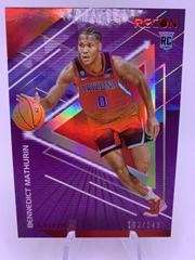 Bennedict Mathurin [Red] #3 Basketball Cards 2022 Panini Chronicles Draft Picks Recon Prices