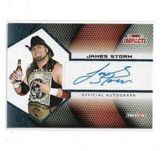James Storm [Blue] Wrestling Cards 2009 TriStar TNA Impact Autograph Prices