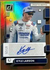 Kyle Larson [Holo Gold] #M-KL Racing Cards 2023 Panini Donruss NASCAR Monikers Autographs Prices