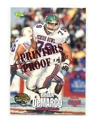 Brian DeMarco [Printer's Proof] #60 Football Cards 1995 Classic NFL Rookies Prices