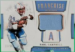 Earl Campbell Football Cards 2018 National Treasures Franchise Prices