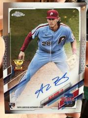 Alec Bohm Baseball Cards 2021 Topps Chrome Rookie Autographs Prices