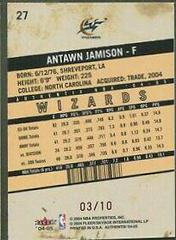 Antawn Jamison #27 Basketball Cards 2004 Fleer Authentix Prices