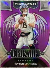 Peyton Manning [Purple] #CR-26 Football Cards 2022 Panini Rookies & Stars Crusade Prices