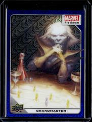 Grandmaster [Blue Traxx] #54 Marvel 2023 Upper Deck Platinum Prices