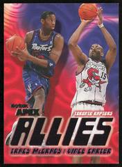 Tracy McGrady, Vince Carter #7 Basketball Cards 1999 Skybox Apex Allies Prices