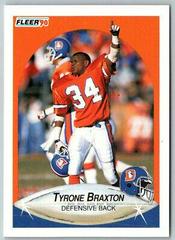 Tyrone Braxton Football Cards 1990 Fleer Prices
