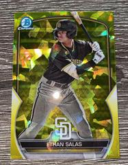 Ethan Salas [Yellow] #BDC-1 Baseball Cards 2023 Bowman Draft Chrome Prices