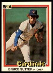 Bruce Sutter Baseball Cards 1981 Donruss Prices