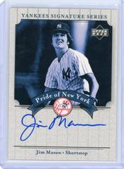 Jim Mason Baseball Cards 2003 Upper Deck Yankees Signature Series Pride of NY Autograph Prices