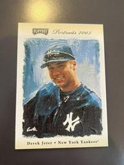 Derek Jeter [Beige] #5 Baseball Cards 2003 Playoff Portraits Prices