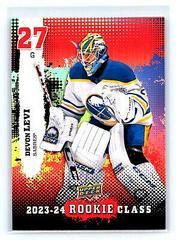 Devon Levi [Red] #RC-20 Hockey Cards 2023 Upper Deck Commemorative Class Prices