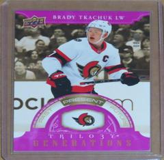 Brady Tkachuk [Pink] #TG-1B Hockey Cards 2022 Upper Deck Trilogy Generations Prices