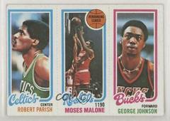 Parish, Malone, Johnson Basketball Cards 1980 Topps Prices