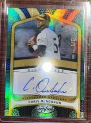 Chris Oladokun [Green] #RS-COL Football Cards 2022 Panini Certified Rookie Signatures Prices