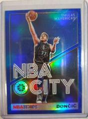 Luka Doncic [Blue] Basketball Cards 2019 Panini Hoops Premium Stock NBA City Prices