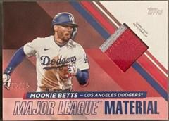 Mookie Betts [Red] #MLM-MB Baseball Cards 2024 Topps Major League Material Prices