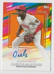 Orelvis Martinez [Orange] #FC-OM Baseball Cards 2022 Topps Pro Debut Future Cornerstones Autographs Prices