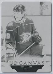 Troy Terry [Printing Plates] #C1 Hockey Cards 2023 Upper Deck UD Canvas Prices