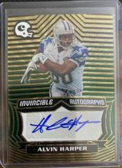 Alvin Harper [Gold] #INV-AHA Football Cards 2021 Panini Chronicles Invincible Autographs Prices