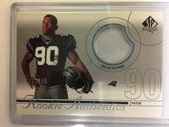 Julius Peppers [Patch] #222 Football Cards 2002 SP Authentic Prices